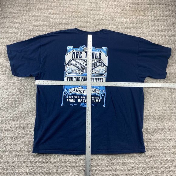 MAC Tools Shirt Men 3XL XXL Navy Blue Apparel For Professional Mechanic T-Shirt - Picture 8 of 10